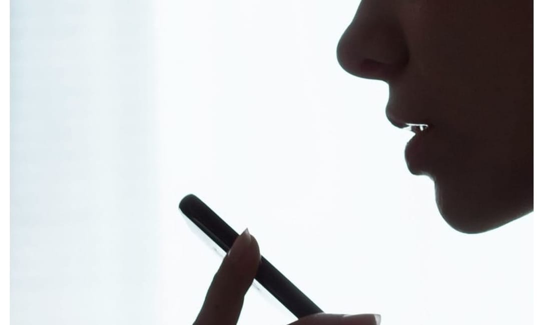 Woman holding a phone 